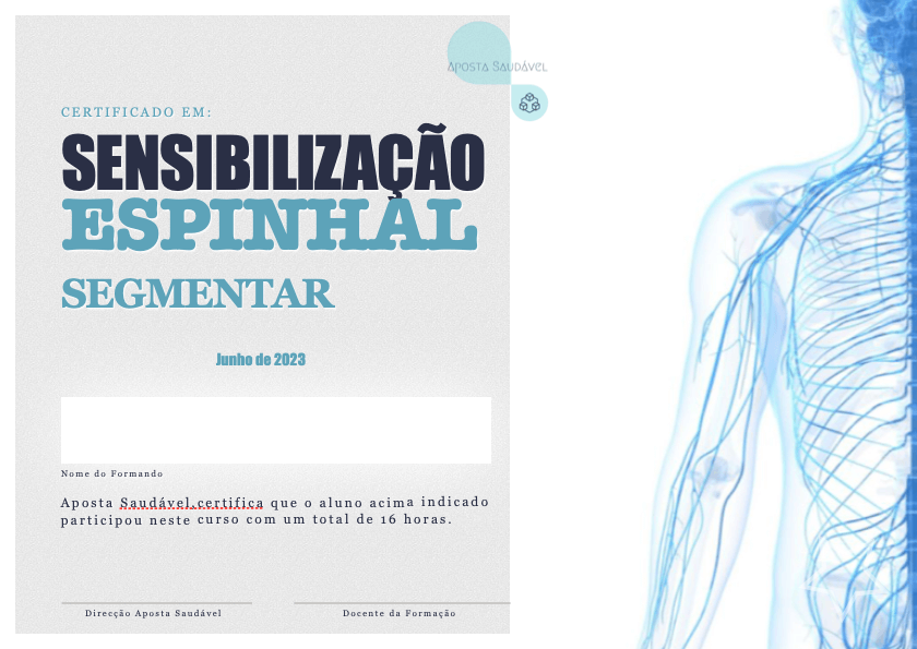 sensibilização espinhal segmentar certificado